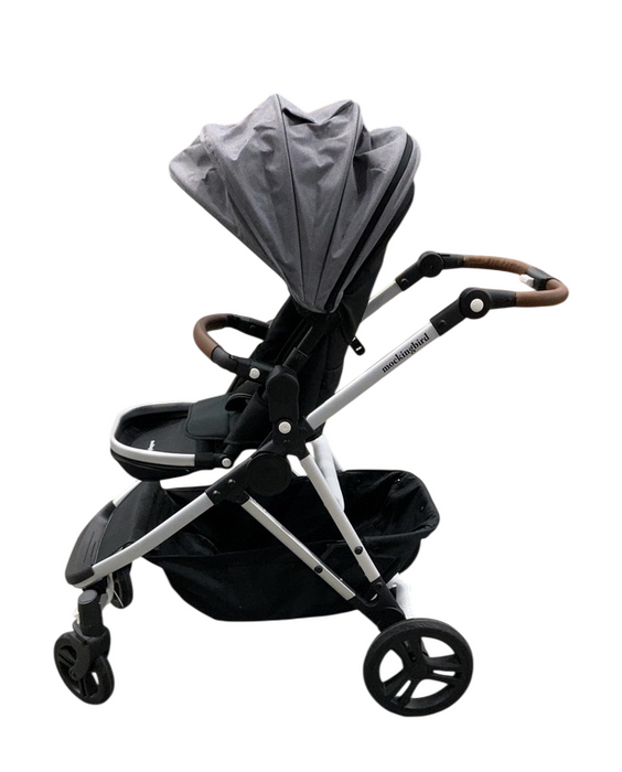Shop Mockingbird Single to Double 3.0 Stroller, 2025, Silver with Penny Leather, Heather Grey at GoodBuy Gear