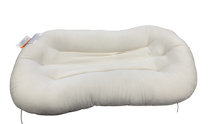 Shop Snuggle Me Organic Sensory Infant Lounger with Cover, Natural, Birch at GoodBuy Gear