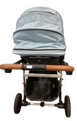 Shop Mockingbird Single to Double 3.0 Stroller, 2025, Silver with Penny Leather, Stone Blue at GoodBuy Gear