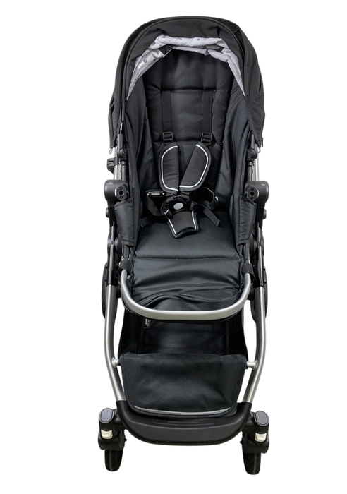 Shop Mockingbird Single to Double 2.0 Stroller, 2024, Black, Silver With Penny Leather, Watercolor Drops at GoodBuy Gear