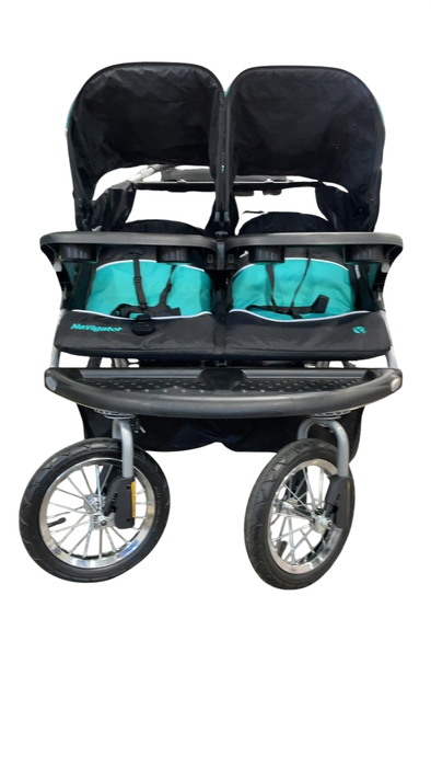 Shop Baby Trend Navigator Double Jogger Stroller, 2025, Regular, Tropic at GoodBuy Gear