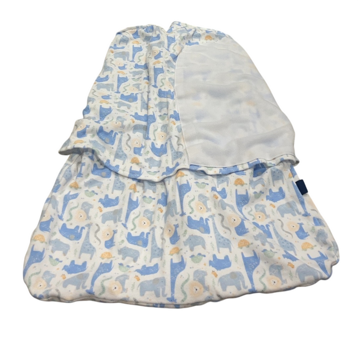 Shop Halo SleepSack Swaddle, Blue Safari Animals, Newborn at GoodBuy Gear