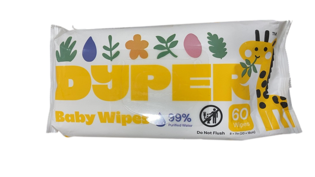 Shop DYPER Baby Wipes, 60 Count at GoodBuy Gear
