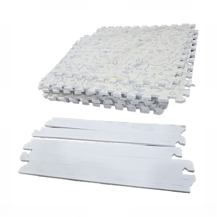 Shop House of Noa Little Nomad Play Mat, 4x8, Delft blue, Emile at GoodBuy Gear