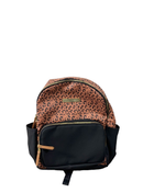 used Petunia Pickle Bottom District Diaper Backpack, Leopard Black