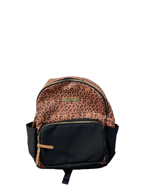 used Petunia Pickle Bottom District Diaper Backpack, Leopard Black