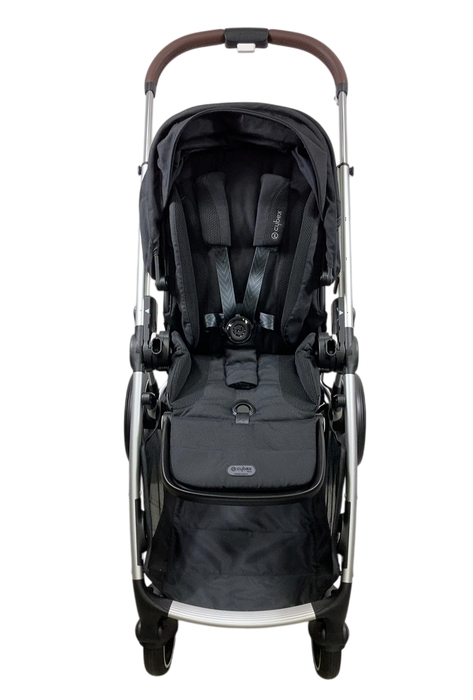 Shop Cybex Gazelle S Modular Stroller, 2023, Moon Black, Silver Frame at GoodBuy Gear