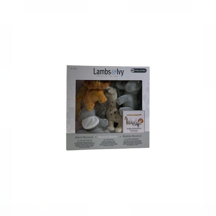 Shop Lambs & Ivy Musical Crib Mobile, Jungle adventure at GoodBuy Gear
