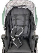 Shop Mockingbird Single to Double 2.0 Stroller, Silver with Black Leather, Windowpane, Sage, 2024 at GoodBuy Gear