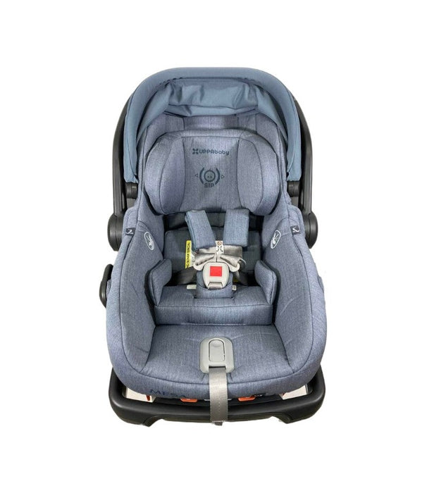 UPPAbaby MESA V2 Infant Car Seat, Gregory (Blue Melange Merino Wool), 2023