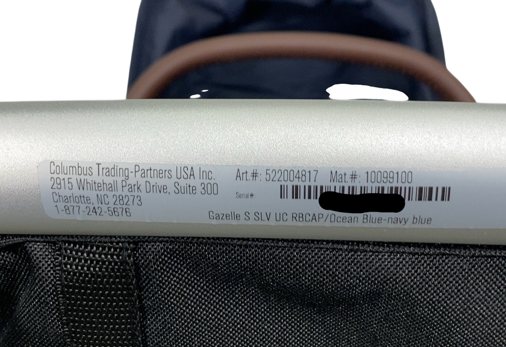 Shop Cybex Gazelle S Modular Stroller, 2024, Ocean Blue, Silver Frame at GoodBuy Gear
