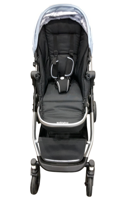 Shop Mockingbird Single to Double 2.0 Stroller, 2025, Silver With Penny Leather, Sky, Watercolor Drops at GoodBuy Gear