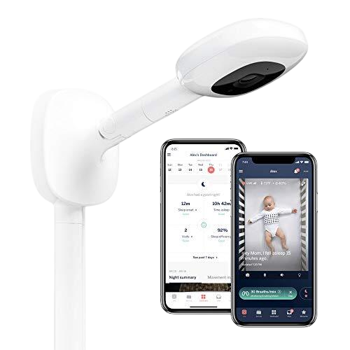 Nanit Pro HD Baby Monitor with Wall Mount, White