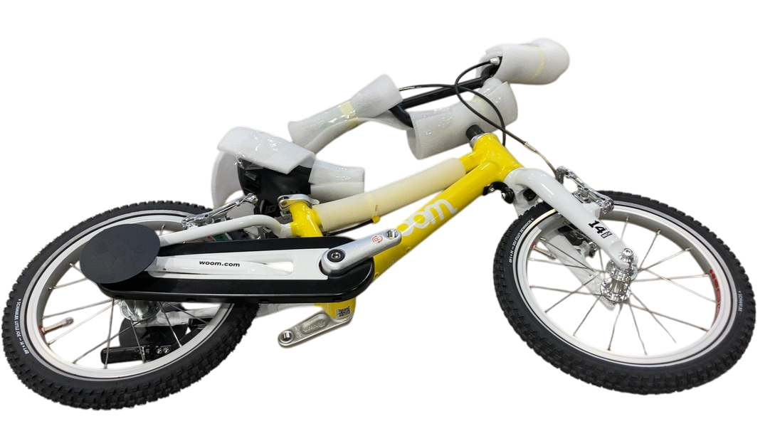 Woom GO 2 Bike- 14”, Vibrant Yellow