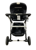 Shop Mockingbird Single to Double 2.0 Stroller, 2024, No Canopy, No Canopy, Silver With Black Leather at GoodBuy Gear
