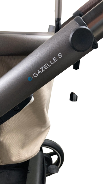 Shop Cybex e-Gazelle S Stroller, 2024, Almond Beige, Taupe at GoodBuy Gear