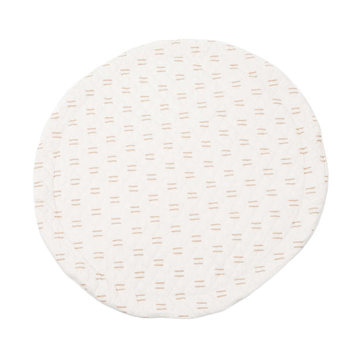 Shop Poppyseed Play Extra Padded Round Play Mat, Neutral Lines at GoodBuy Gear