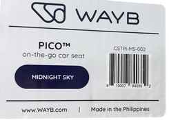Shop WAYB Pico Portable Car Seat, 2023, Midnight Sky at GoodBuy Gear