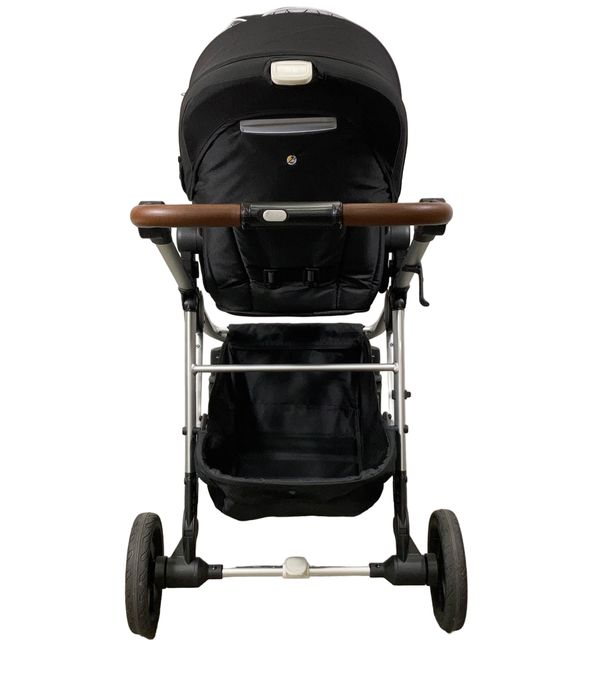 Mockingbird Single to Double Stroller, 2022, Silver with Penny Leather, Windowpane, Black