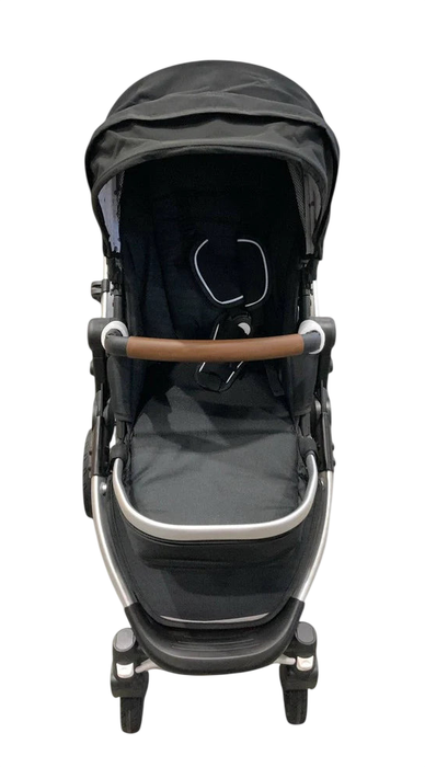 Shop Mockingbird Single 2.0 Stroller, 2025, Black, Silver With Penny Leather, Watercolor Drops at GoodBuy Gear