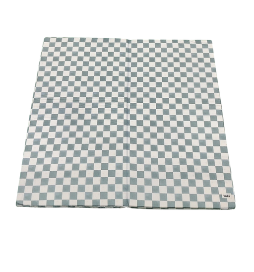 Shop Toki Kids Standard Padded Play Mat 40" x 40", Checker Matcha at GoodBuy Gear