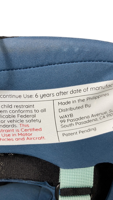 Shop WAYB Pico Portable Car Seat, 2021, Midnight Sky at GoodBuy Gear