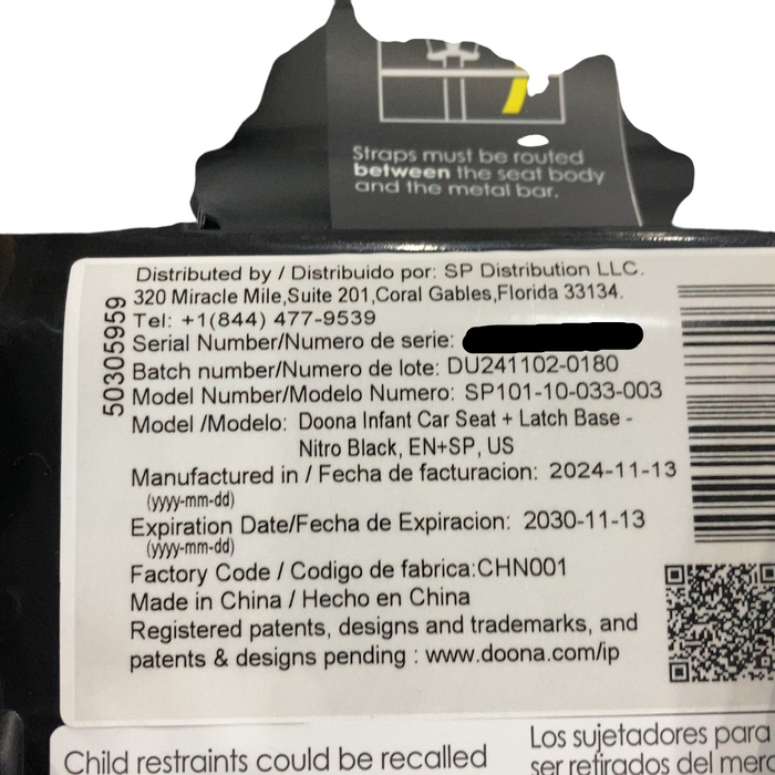 Shop Doona Infant Car Seat & Stroller Combo, 2024, Nitro Black at GoodBuy Gear