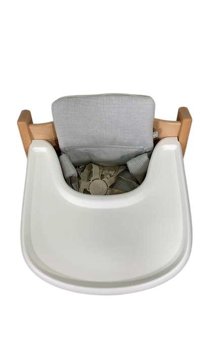 Shop Stokke Tripp Trapp High Chair Complete² + Newborn Set, Natural with Nordic Grey at GoodBuy Gear