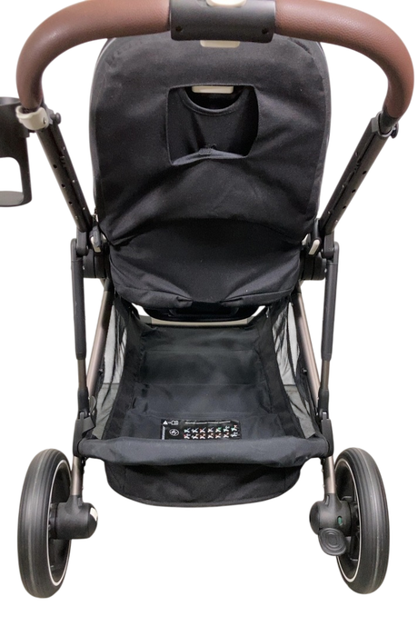 Shop Cybex Gazelle S Modular Stroller, 2024, Moon Black, Taupe Frame at GoodBuy Gear