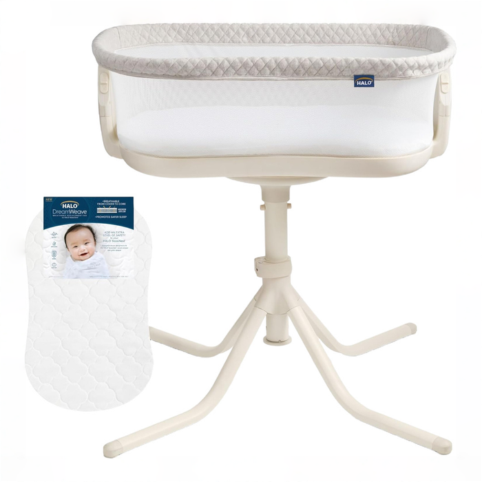 Shop Halo BassiNest Swivel Sleeper 4.0 Air, Oat at GoodBuy Gear