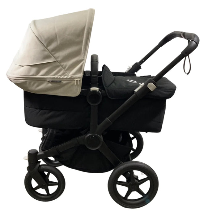 Bugaboo Donkey 5 Mono Stroller, 2025, Black, Midnight Black, Misty White
