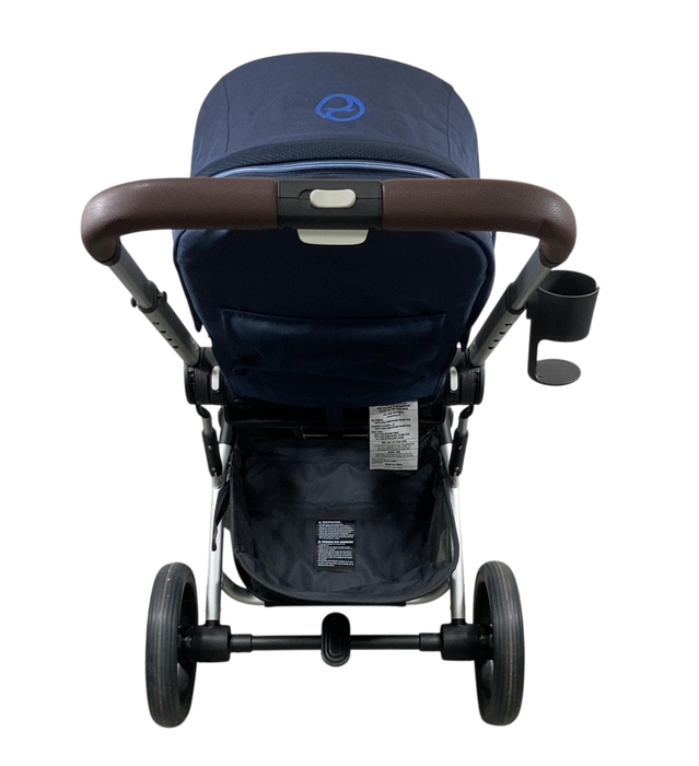 Shop Cybex Balios S Lux Stroller, 2023, Ocean Blue, Silver at GoodBuy Gear