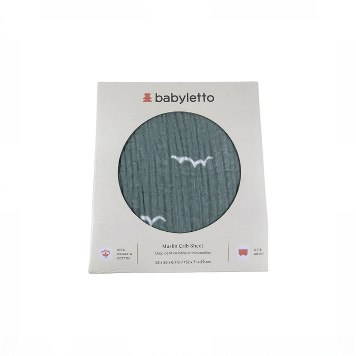 Shop Babyletto Muslin Crib Sheet, Ocean Waves at GoodBuy Gear