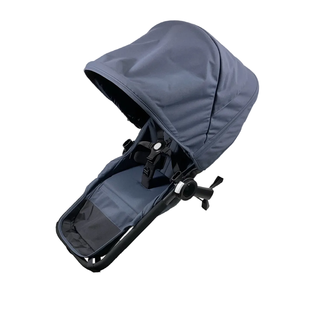 Bugaboo Donkey 5 Duo Extension Set, 2024, Black, Stormy Blue, Stormy Blue, with Canopy