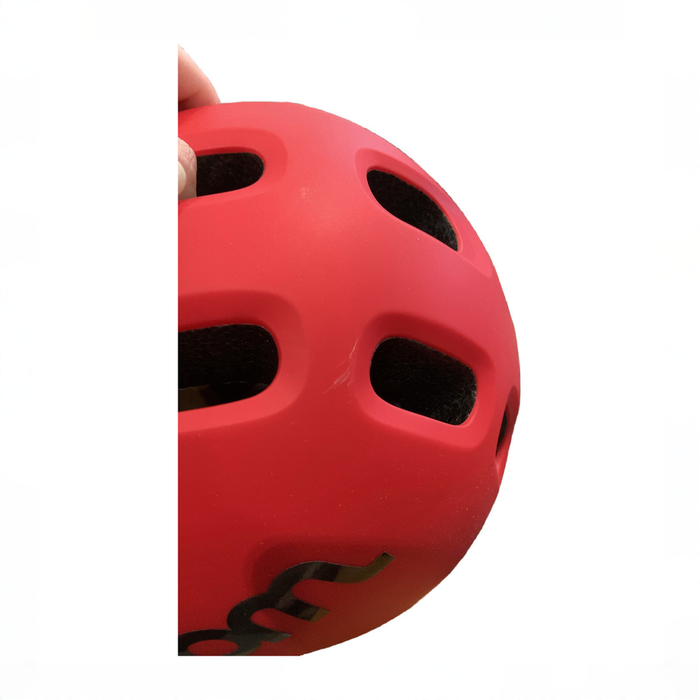 Shop Woom Ready Kids Helmet, Small, Without Light, Woom Red at GoodBuy Gear