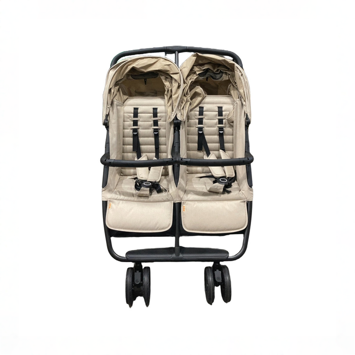 Shop Zoe The Twin V2 Double Stroller, 2025, Sand at GoodBuy Gear