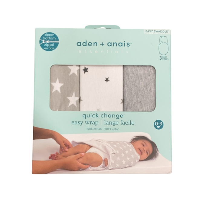Shop Aden + Anais Essentials Easy Wrap Swaddle, 3 Pack, 0-3 Months, Twinkle at GoodBuy Gear