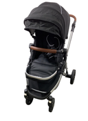 Shop Mockingbird Single 2.0 Stroller, 2024, Black, Silver With Penny Leather, Windowpane at GoodBuy Gear