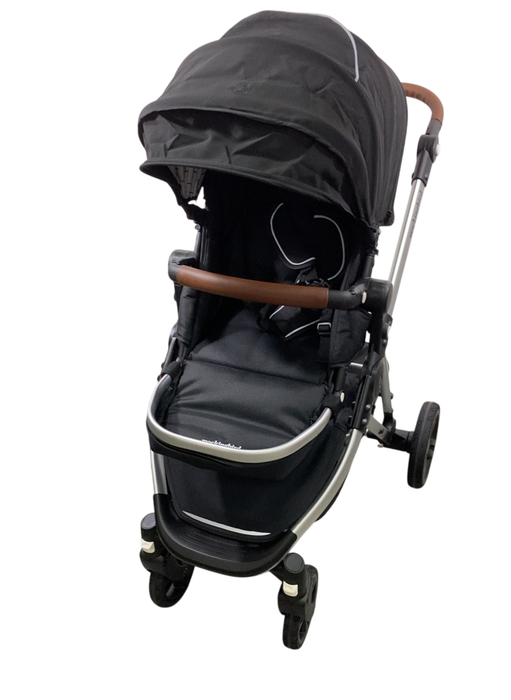 Shop Mockingbird Single 2.0 Stroller, 2024, Black, Silver With Penny Leather, Windowpane at GoodBuy Gear