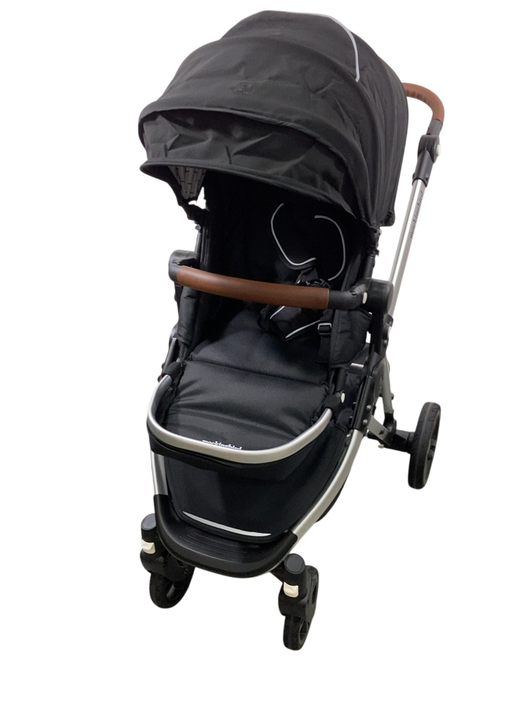 Shop Mockingbird Single 2.0 Stroller, 2024, Black, Silver With Penny Leather, Windowpane at GoodBuy Gear