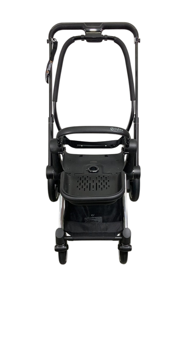 Shop Cybex E-PRIAM Stroller Frame Only, 2021, Chrome With Black Details, without Battery at GoodBuy Gear