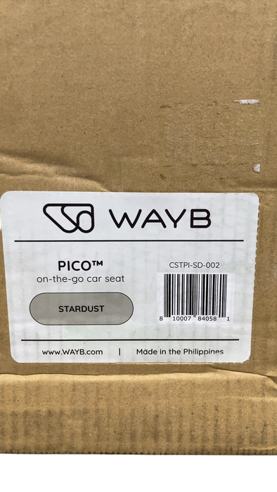 Shop WAYB Pico Portable Car Seat, 2024, Stardust at GoodBuy Gear