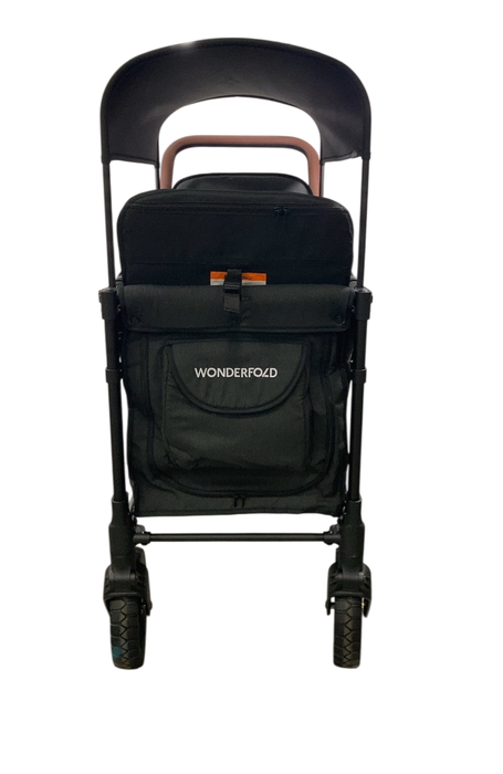 Wonderfold W2 Luxe Multifunctional Double Stroller Wagon, 2022, Volcanic Black