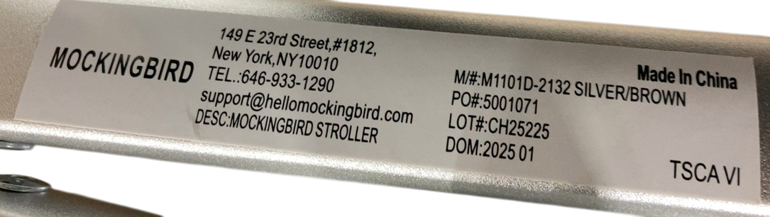 Shop Mockingbird Single 2.0 Stroller, 2025, Sage, Silver With Penny Leather, Watercolor Drops at GoodBuy Gear