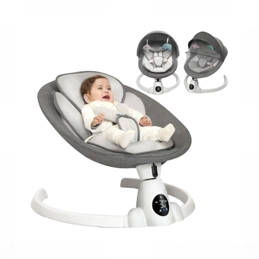 Shop Babyeap Smart Electric Swing with Bluetooth, Grey at GoodBuy Gear