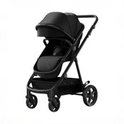 Shop Mompush Meteor 2 Stroller, 2025, Black, Black Frame at GoodBuy Gear