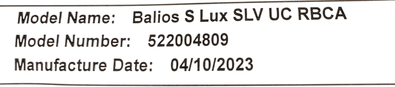 Shop Cybex Balios S Lux Stroller, 2023, Ocean Blue, Silver at GoodBuy Gear