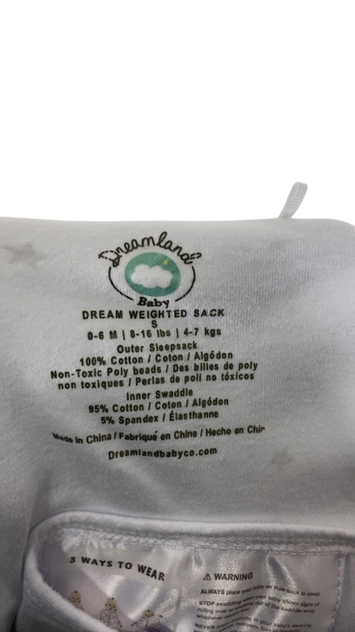 Shop Dreamland Weighted Swaddle, 0-6 Months, Grey Star at GoodBuy Gear