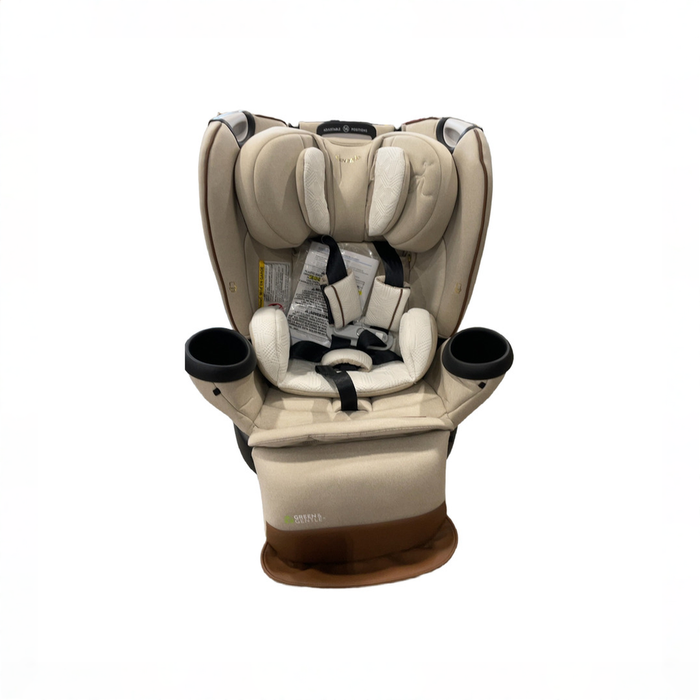 Shop Evenflo Revolve 360 Extend All-in-One Rotating Car Seat with Green & Gentle Fabric, 2025, Champagne at GoodBuy Gear