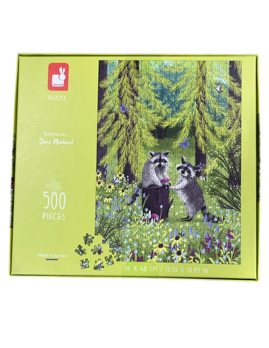 Shop Janod 500 Piece Puzzle, Racoons at GoodBuy Gear
